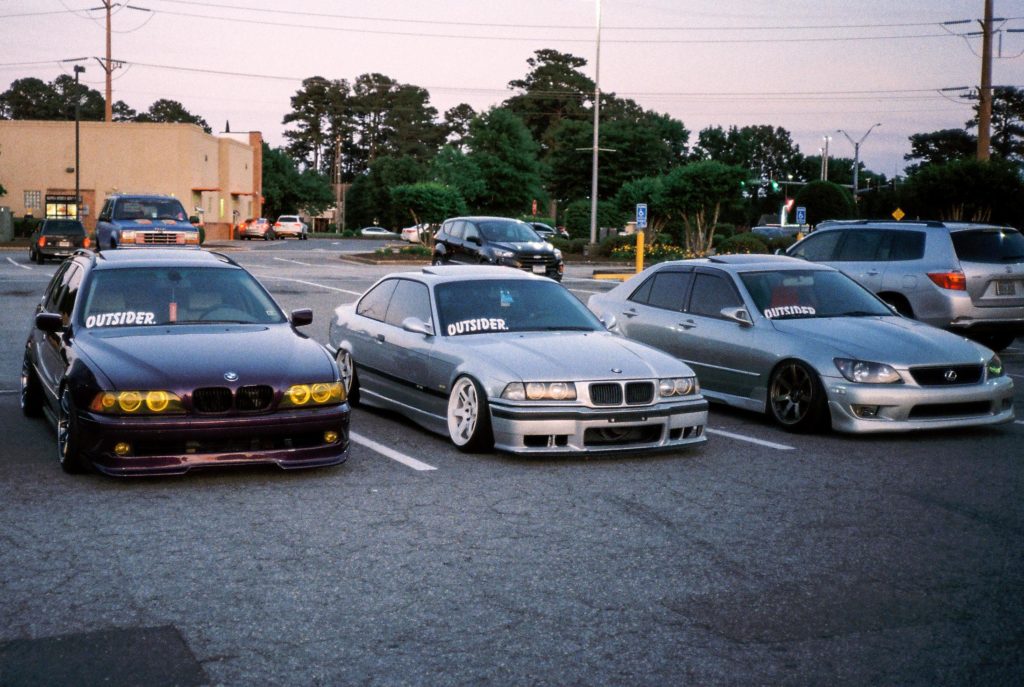 E39 Wagon, E36, and IS300 shot on Kodak Gold 200 35mm film.