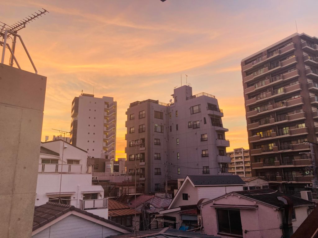 Sunset in Tokyo