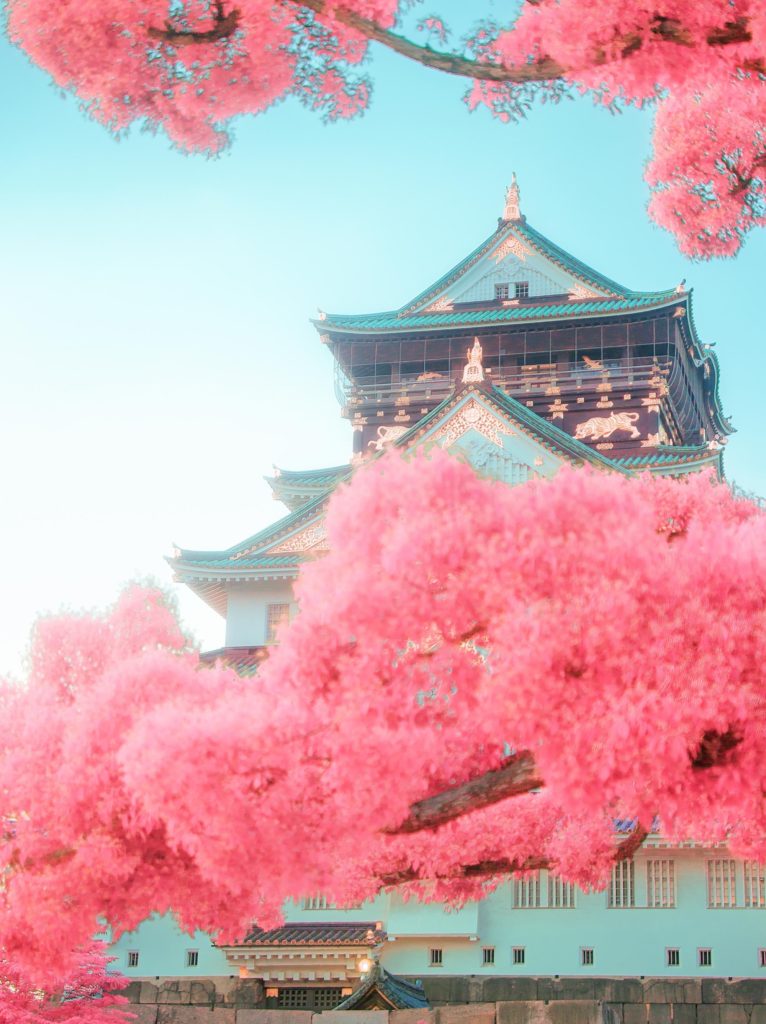 Osaka Castle - Infrared photograph [OC]