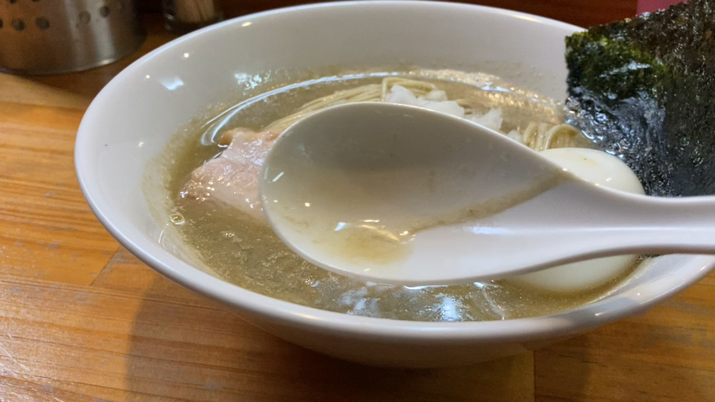 Gravy-like ramen soup at Ichikawa in Tsukuba city