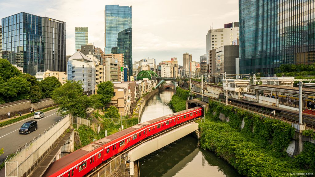 View of Akihabara from Ochanomizu