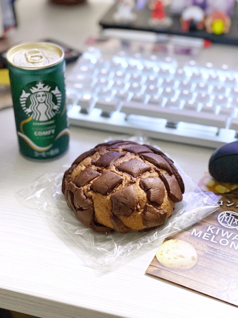 Chocolate melon pan!