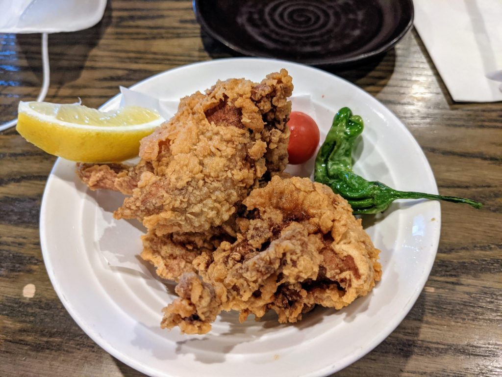 Crispy Karaage with shishito