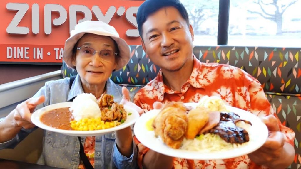 What Locals Eat in Hawaii ZIPPY'S | Chili with Rice and Bento Plate