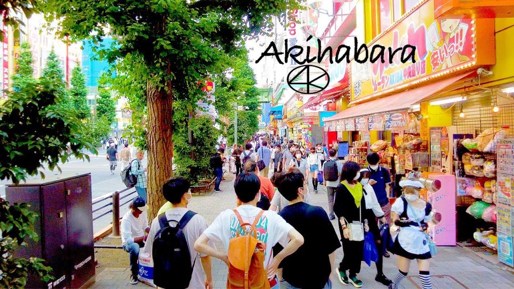 4K 日曜秋葉原 歩行者天国 電気街を散歩 2022年6月東京