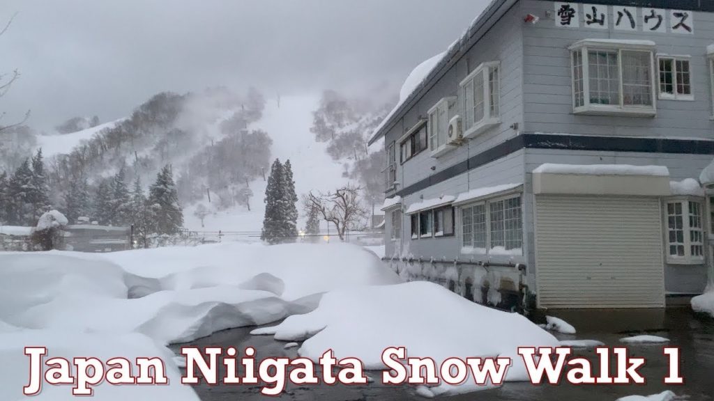Japan Niigata Snow Walk #1 2021.12.28 ASMR Ambience Sound Sleep Meditate Relax Mountains Countryside