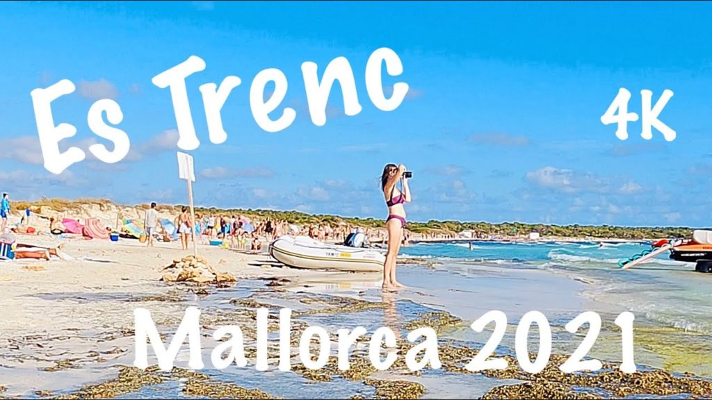 4K⛱Es Trenc Mallorca (Nudist Beach)🚶🏻‍♀️Beach walk 🗓2021, August