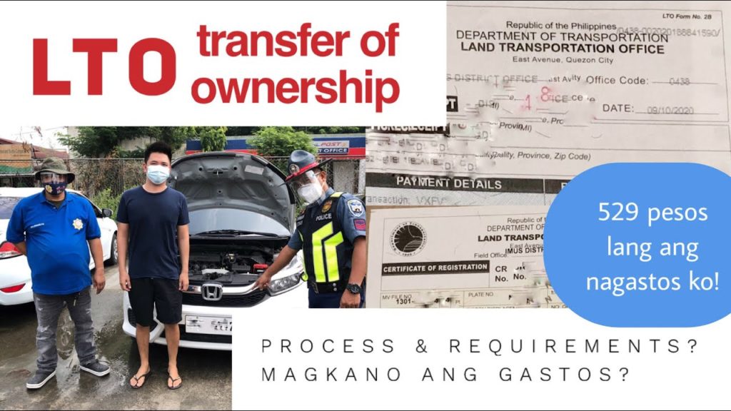 LTO TRANSFER/CHANGE OF OWNERSHIP Requirements, Process, Magkano Nagastos? Motor Vehicle Guide LTO TRANSFER/CHANGE OF OWNERSHIP Requirements, Process, Magkano Nagastos? Motor Vehicle Guide