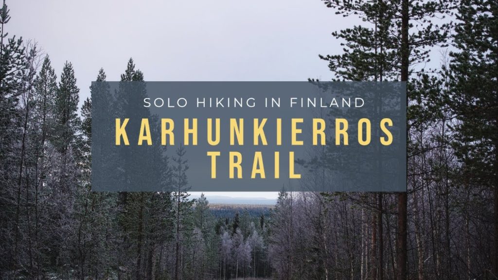 SOLO HIKING IN FINLAND [ASMR] - Early winter backpacking alone on the Karhunkierros Trail in Lapland