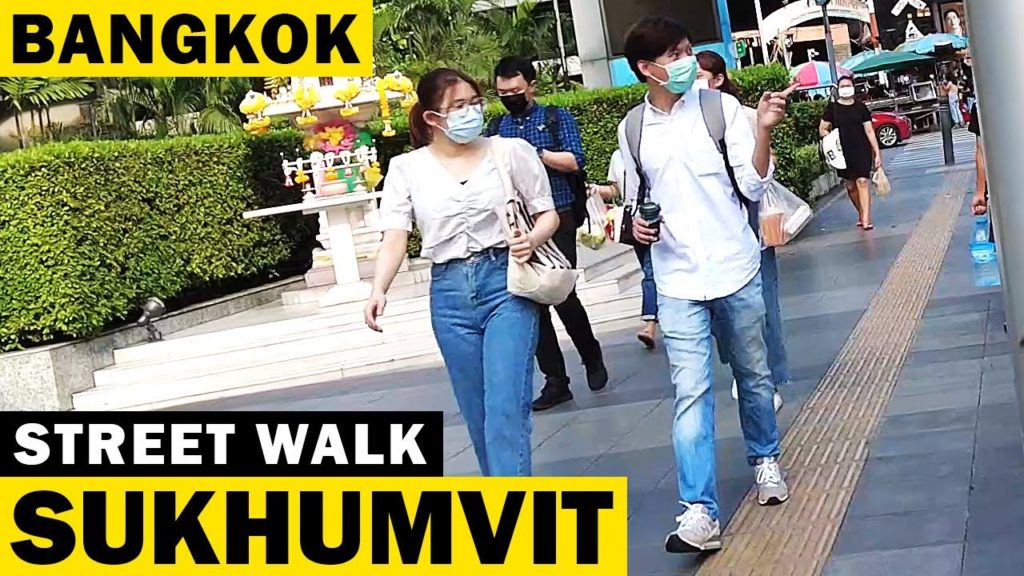 Sukhumvit Street Walk  [ 4K ]  Bangkok - Asok, Nana and Phloen Chit