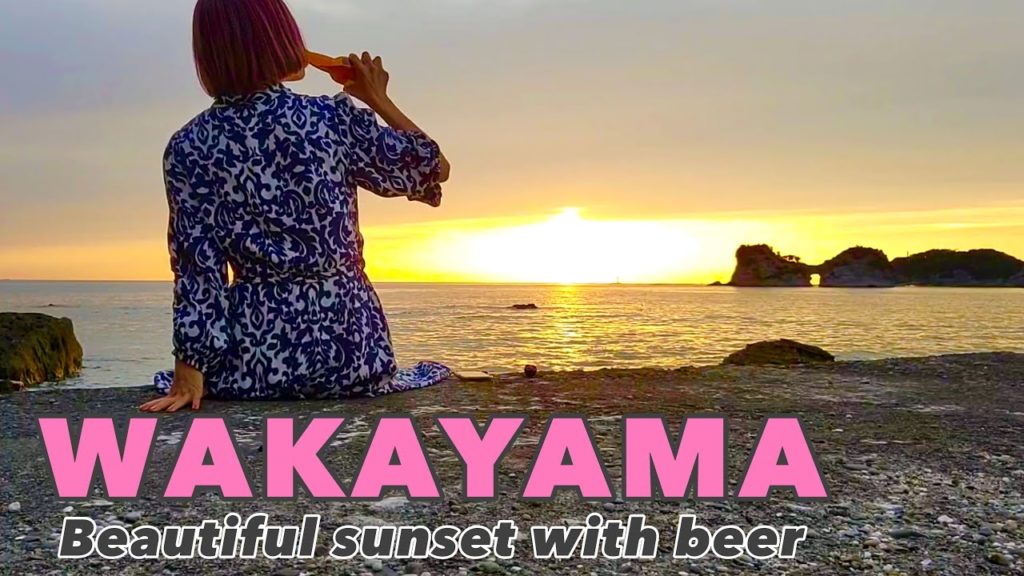 ② Travel to my hometown "Wakayama" !! Beautiful sunset and white beach in Shirahama! Japan vlog☆ ② Travel to my hometown "Wakayama" !! Beautiful sunset and white beach in Shirahama! Japan vlog☆