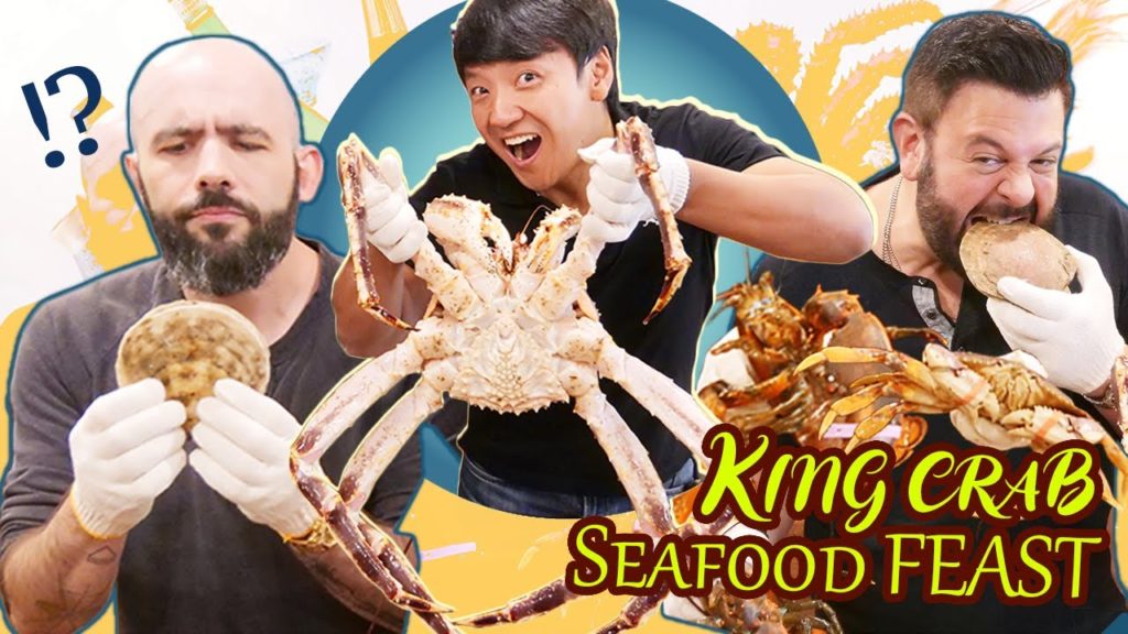 KING CRAB SEAFOOD FEAST & Sake With Adam Richman & Binging with Babish KING CRAB SEAFOOD FEAST & Sake With Adam Richman & Binging with Babish