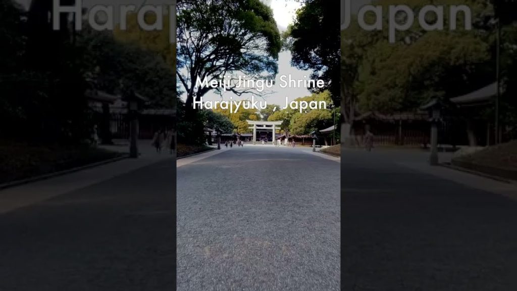 Meiji Jingu Shrine (明治神宮)　locate in Harajyuku , Japan.