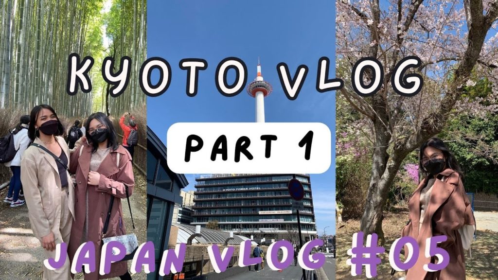 Japan Vlog: 05.1 |TAKING A DAY TRIP TO KYOTO PART 1| ARASHIYAMA BAMBOO FOREST + NIJO CASTLE