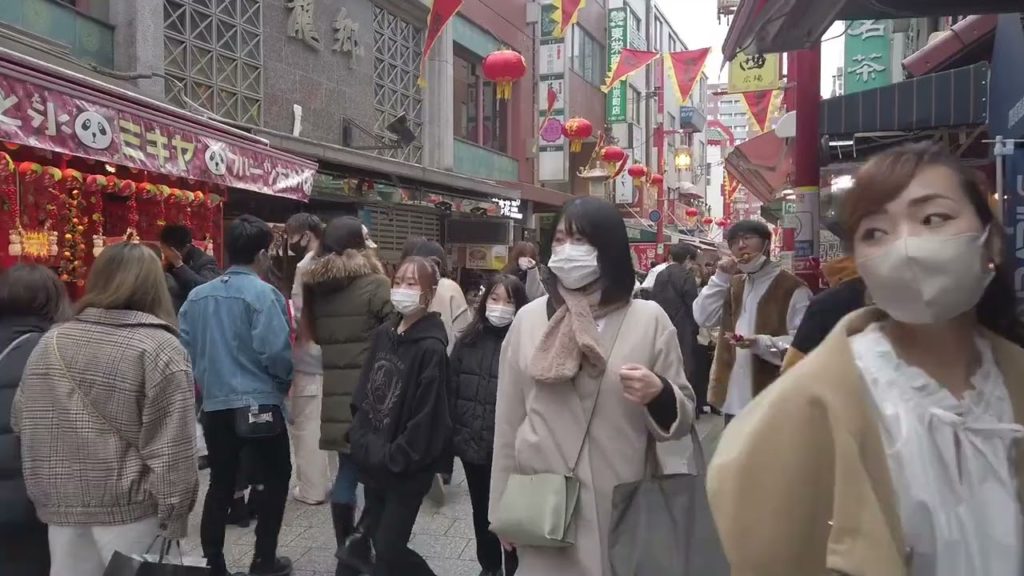 GIRLS IN CHINA TOWN KOBE JAPAN 4K