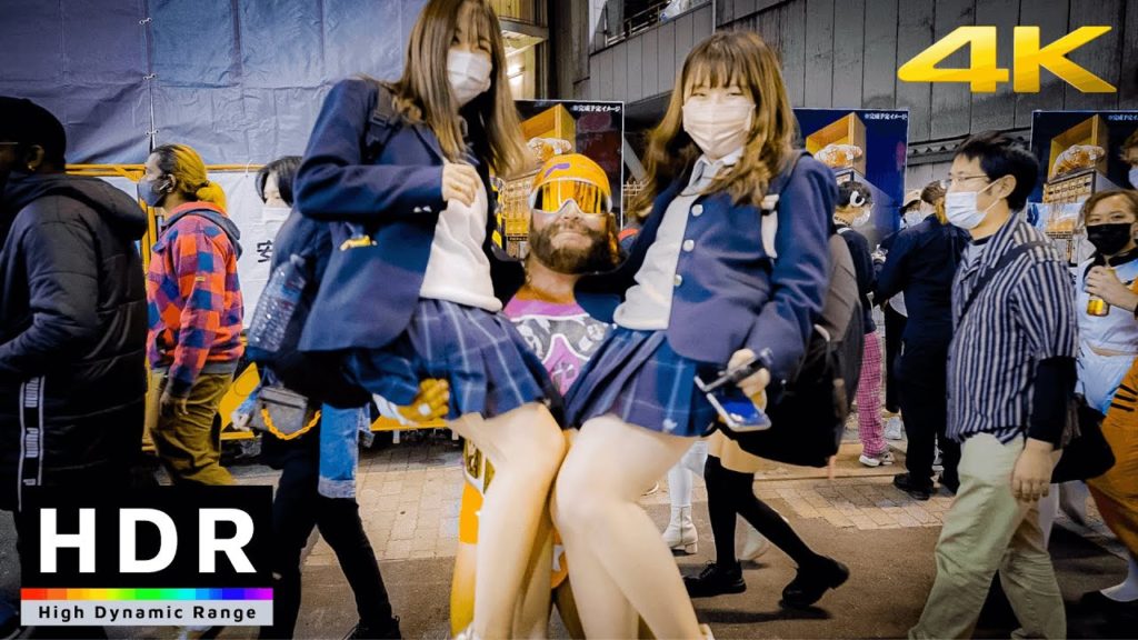 【4K HDR】Shibuya Halloween 2021 - Wild Saturday Night
