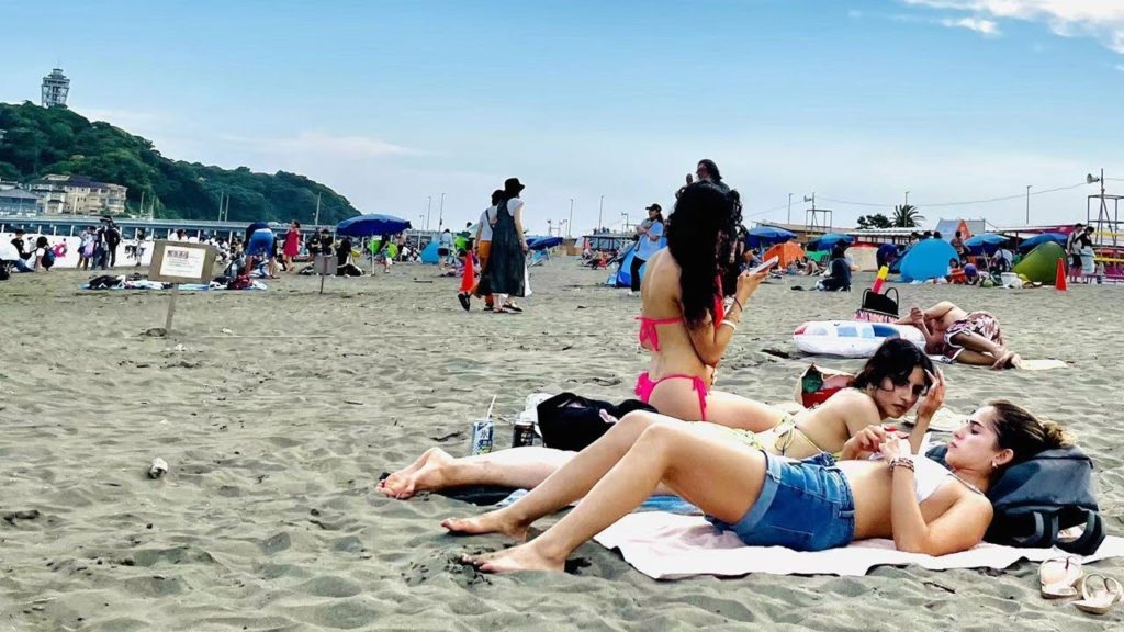 Katase higashihama beach 2022  江ノ島海岸  片瀬東浜海水浴場