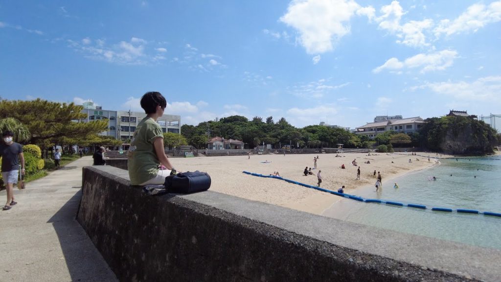 沖縄 県庁前駅から波の上ビーチまで散歩 Walk Naha-NaminoueBeach in Okinawa