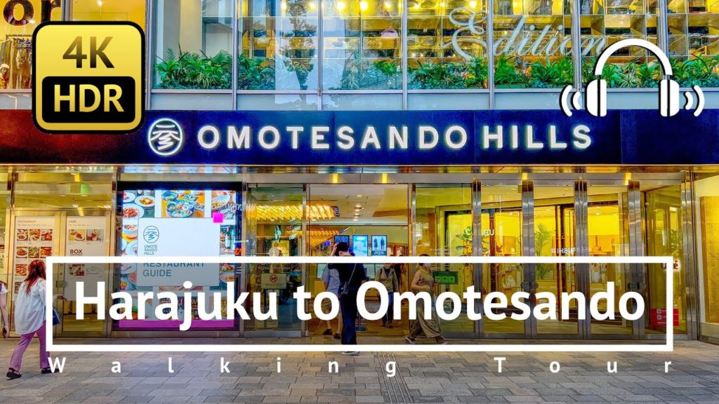 [4K/HDR/Binaural] Harajuku to Omotesando Walking Tour - Tokyo Japan