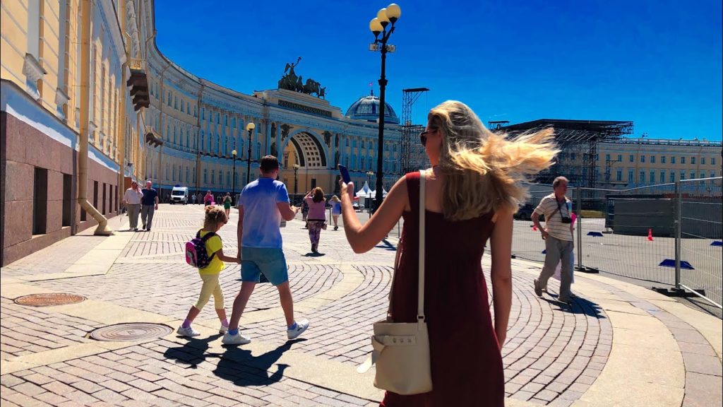 HOT TUESDAY IN SAINT PETERSBURG | WALKING FROM MOSHKOV LANE, MILLIONNAYA STREET AND PALACE SQUARE HOT TUESDAY IN SAINT PETERSBURG | WALKING FROM MOSHKOV LANE, MILLIONNAYA STREET AND PALACE SQUARE
