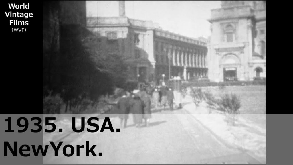 1935, New York, USA. And the Museum of Fine Arts, Boston. Valuable footage from the 1930s. 1935, New York, USA. And the Museum of Fine Arts, Boston. Valuable footage from the 1930s.
