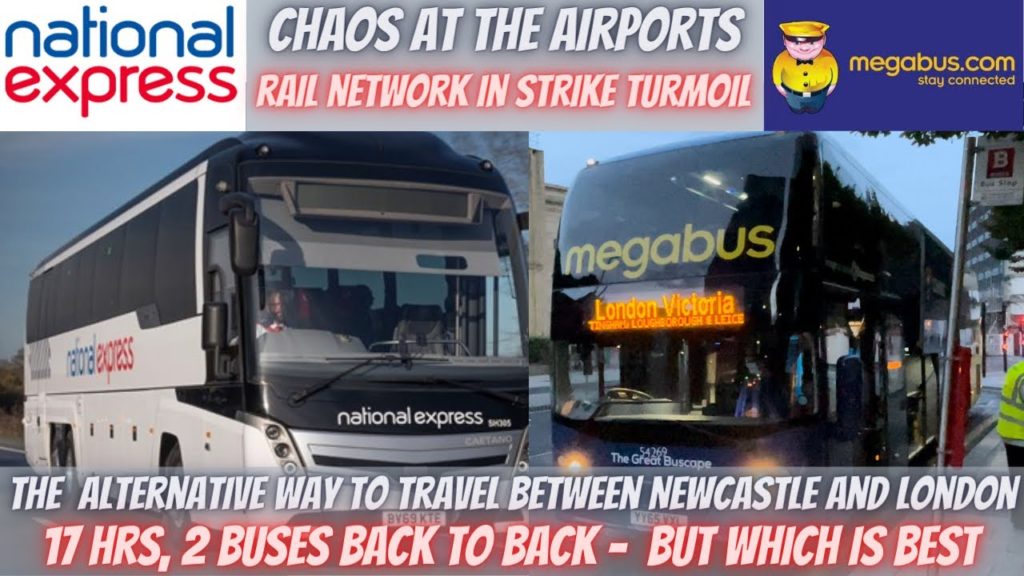 I spent 17hrs on 2 buses - Megabus & National Express but which is best? Newcastle to London & back