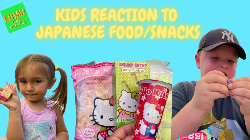 Kids React to Japanese Food and Snacks in Little Tokyo