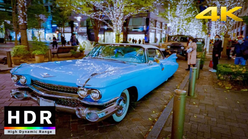 【4K HDR】Tokyo Christmas Lights Night Walk - Hibiya Midtown to Tokyo Station