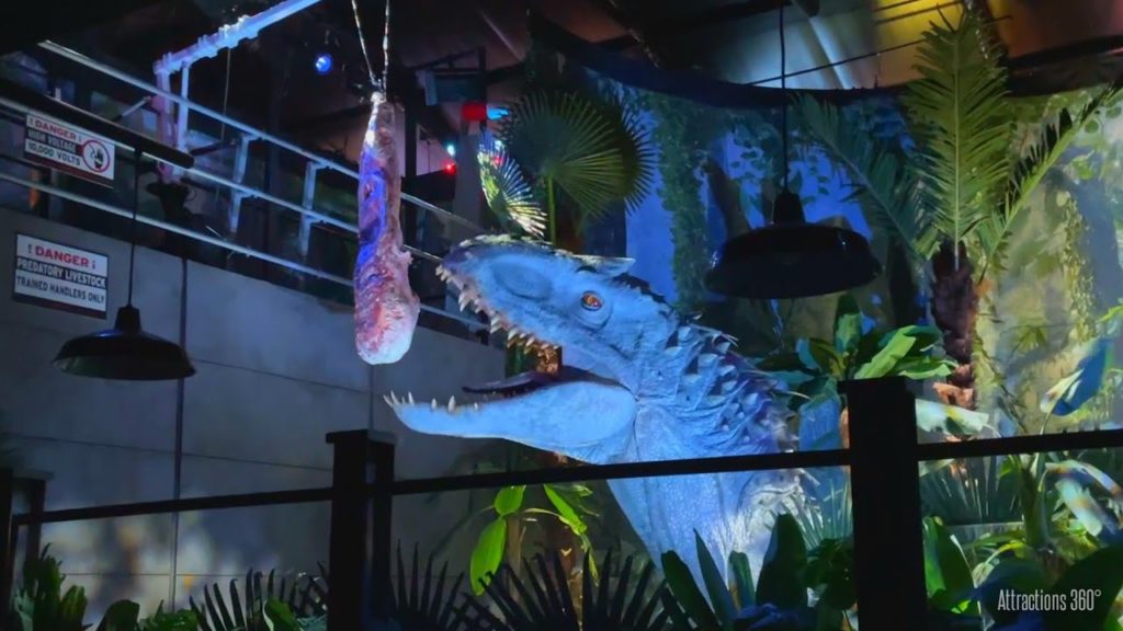 New Jurassic World: The Exhibition | Feeding Chamber | Indominus Rex & T-Rex New Jurassic World: The Exhibition | Feeding Chamber | Indominus Rex & T-Rex