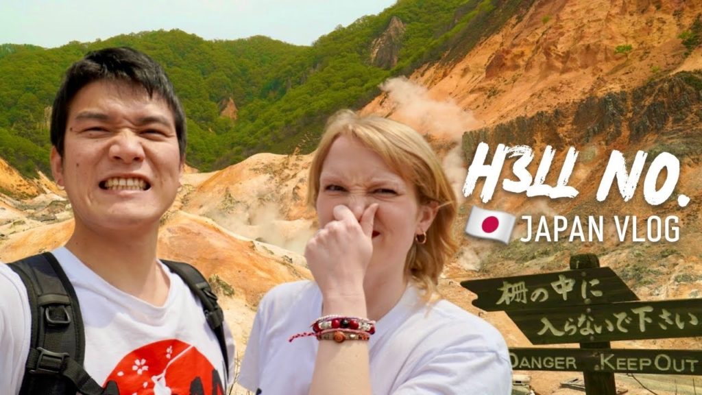 Japan Van Life Vlogs | THE FLOOR IS LAVA! (kind of..) 🥵 We Visited Hokkaido’s Hellish Hot Springs♨️