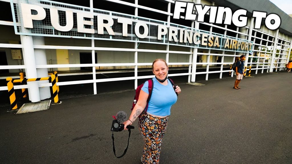 Flying From Manila To Puerto Princesa Palawan Philippines