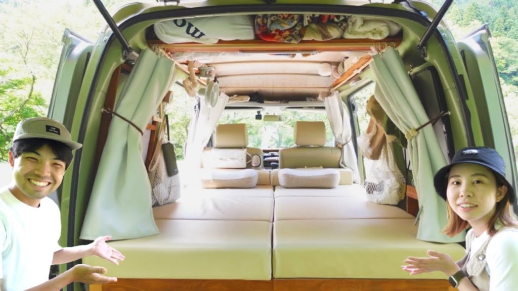 【車中泊仕様】DIYした軽バンで車中泊とキャンプをしながら日本一周中！ここで暮らしてます。