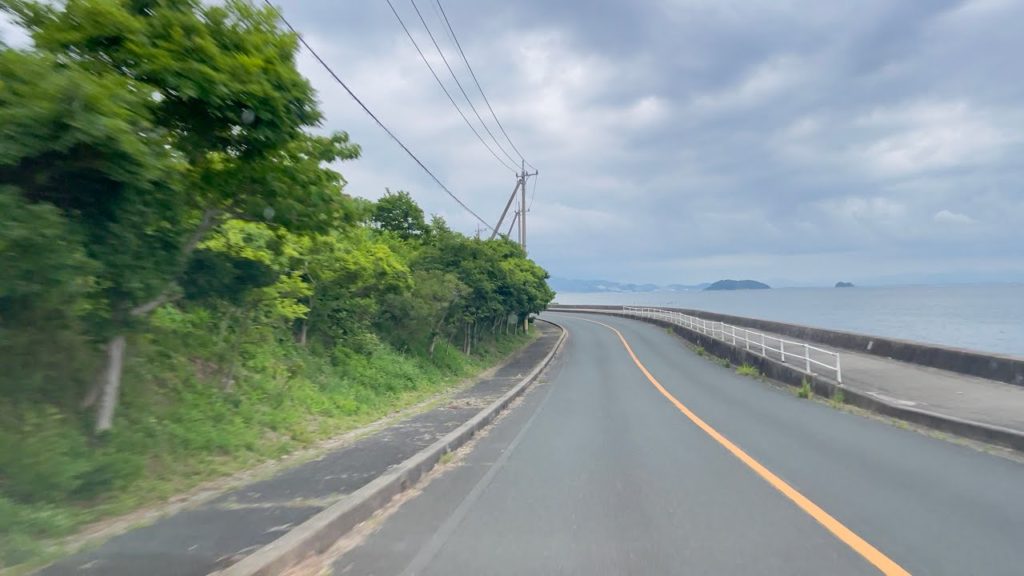 Driving the Countryside Coastal Town in Gamagori Aichi Japan | 4K HDR