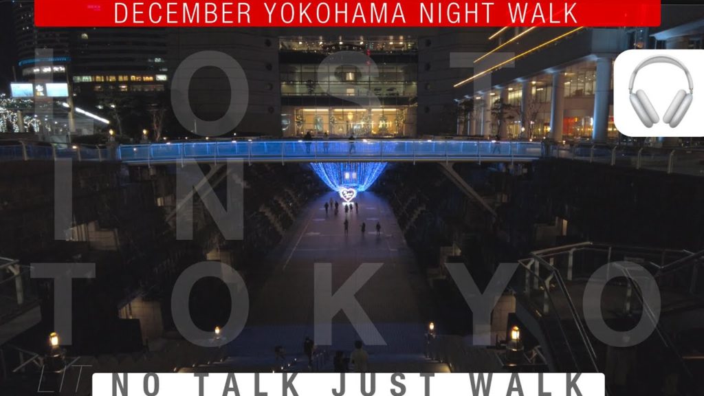 《Ambient  Sounds》 Yokohama Station→Minatomirai→Sakuragicho December Night Walk