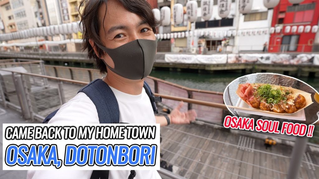 Came Back to My Home Town Osaka Eating Takoyaki at Dotonbori, Shinsekai, Dendentown Ep.355