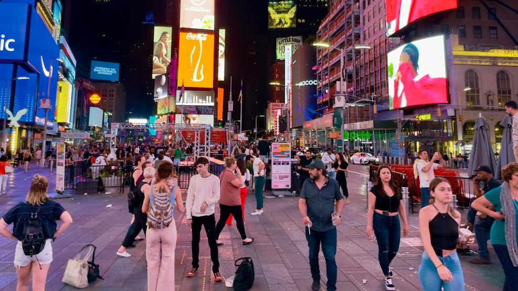 🇺🇸Live from NYC(07.12.2022): Summer Night Walk from Chelsea to Times Square