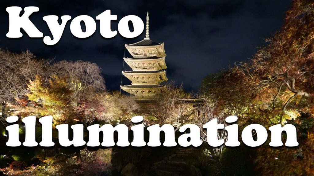 Kyoto Travel Vlog : To-ji Temple Autumn Illumination 東寺イルミネーション