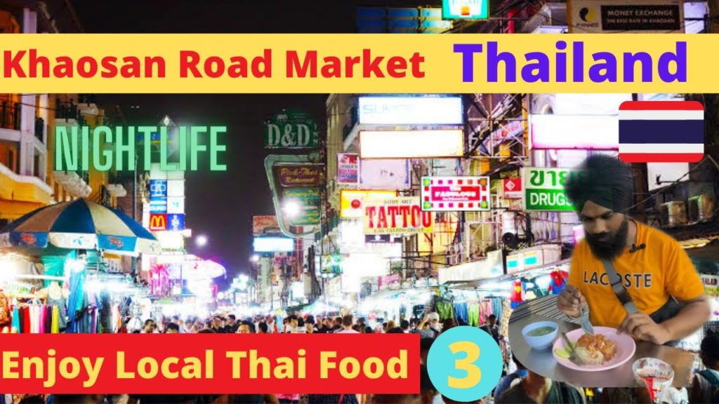 Airport To My Hostel Khaosan Road Bangkok | Enjoy Street Food And visit Local Market #thailand