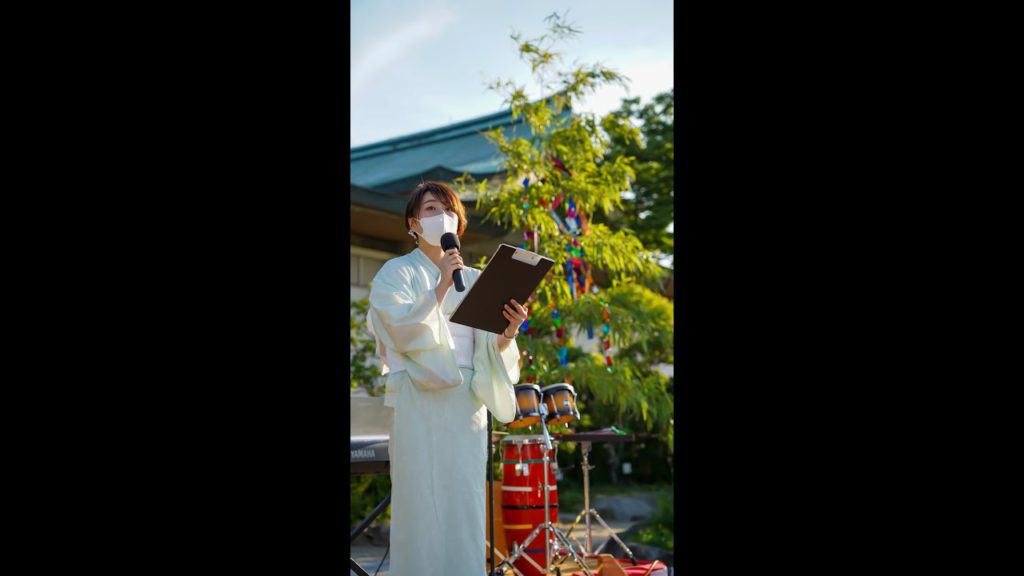 七夕まつりで『ほうふ幸せますコンシェルジュ』が司会をしました！[#shorts]