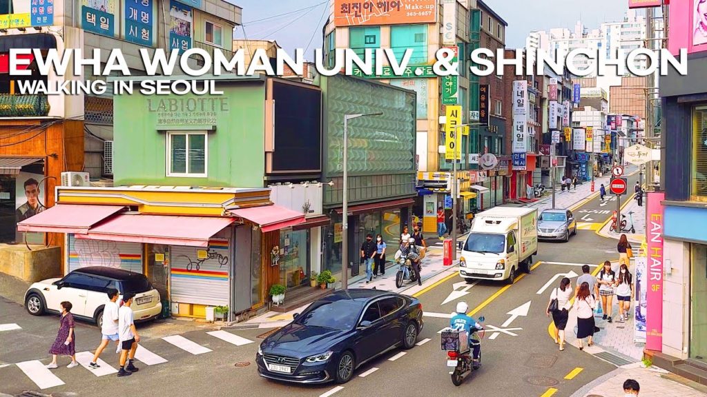 《신촌 이대》월요일 오후🌿'이대역'에서🌳'신촌역' 까지…다시🚀떠오르는 추억 낭만 거리 산책Ewha Woman University Shinchon in seoul_4K SEOUL 《신촌 이대》월요일 오후🌿'이대역'에서🌳'신촌역' 까지...다시🚀떠오르는 추억 낭만 거리 산책Ewha Woman University Shinchon in seoul_4K SEOUL
