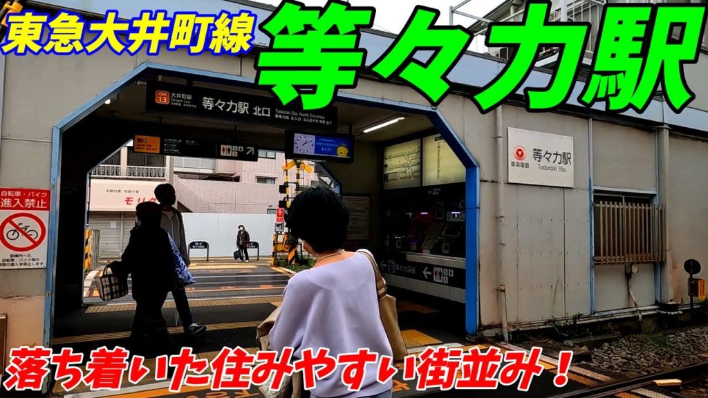 東急大井町線、等々力駅周辺を散策！東京都世田谷区(Japan Walking around Todoroki Station)
