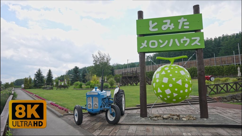 4K 8K Lavender Field at Tomita Farm in Furano City, Hokkaido 2022