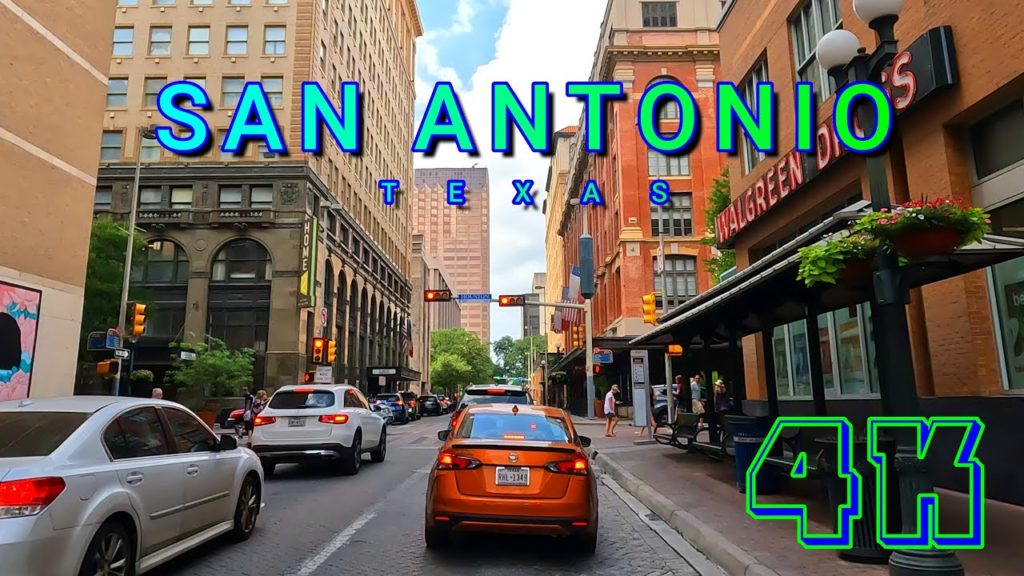San Antonio Drive Part 2, Texas USA 4K - UHD
