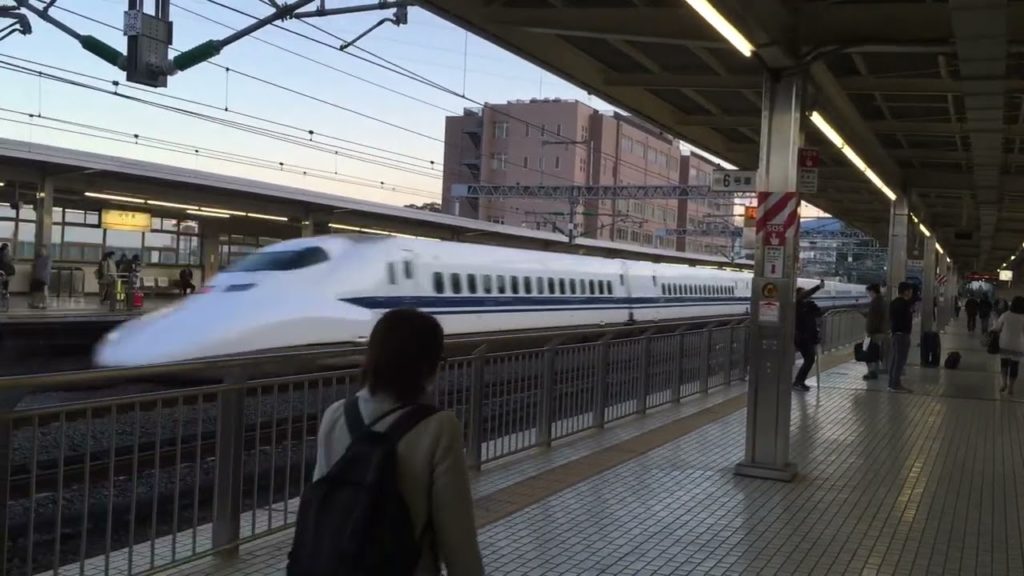 Shinkansen at Odawara, Japan