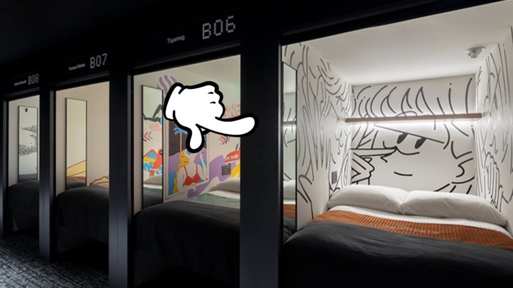 Auto Reclining Bed Capsule Hotel in Japan🤖🛏The Millennials Fukuoka