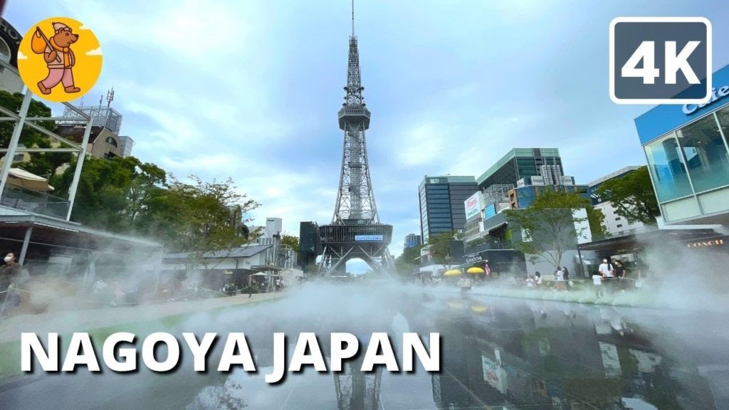 【4K】 Nagoya Japan Walking Tour | 🔊 Binaural Sound