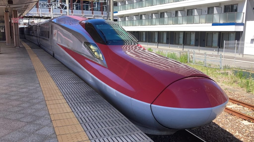 新幹線こまち32号E6系 車窓 秋田→東京/ 秋田新幹線 秋田1414発