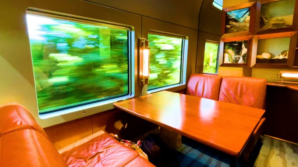 The most Luxurious Train in Japan , Private room for 4 people [Saphir Odoriko] Tokyo→Atami