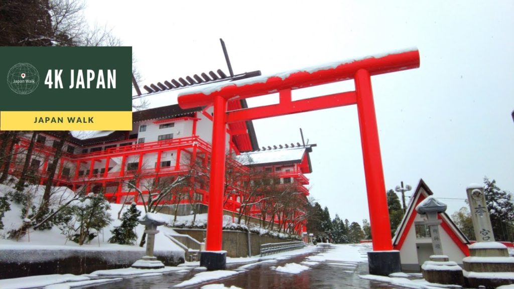 Snow 4K Japan Walk - NAGAOKA NIIGATA  Neighborhood Walking Tour | 新潟長岡 2021