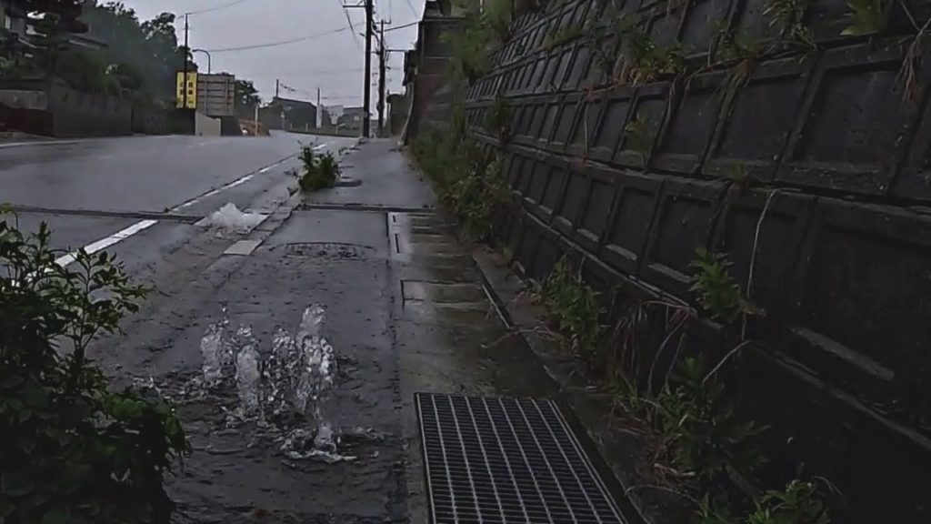 Walking in Heavy rain in Japan , Rain ambience Walking in Heavy rain in Japan , Rain ambience